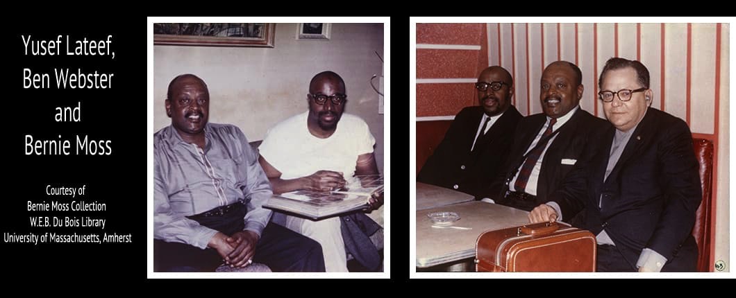 Yusef Lateef, Ben Webster and Bernie Moss